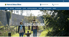 Desktop Screenshot of lechateaudoleron.fr